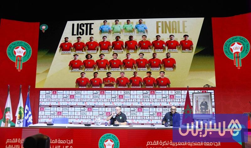Coach Walid Regragui relies on a balance of experience and youth in the "Atlas Lions" lineup.