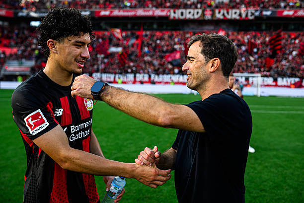 Leverkusen coach: "We are excited to have Mazraoui in our ranks and hope he stays with us for many years."