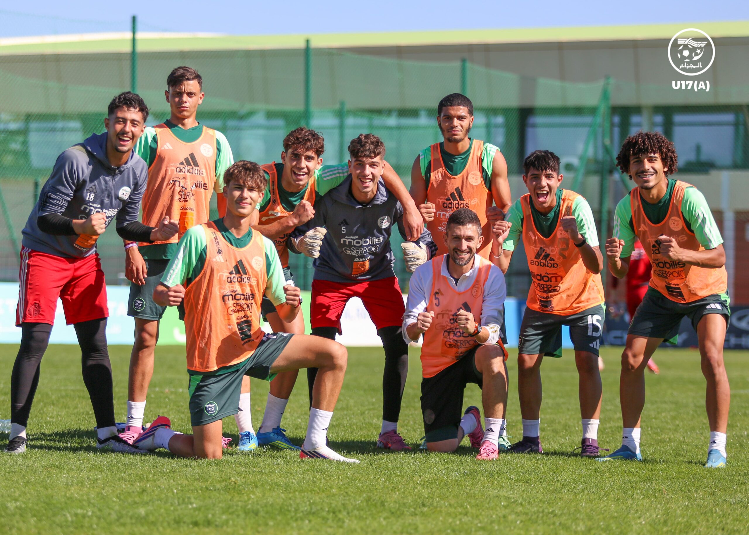The Algeria U17 national team begins preparations for the World Cup in Qatar.