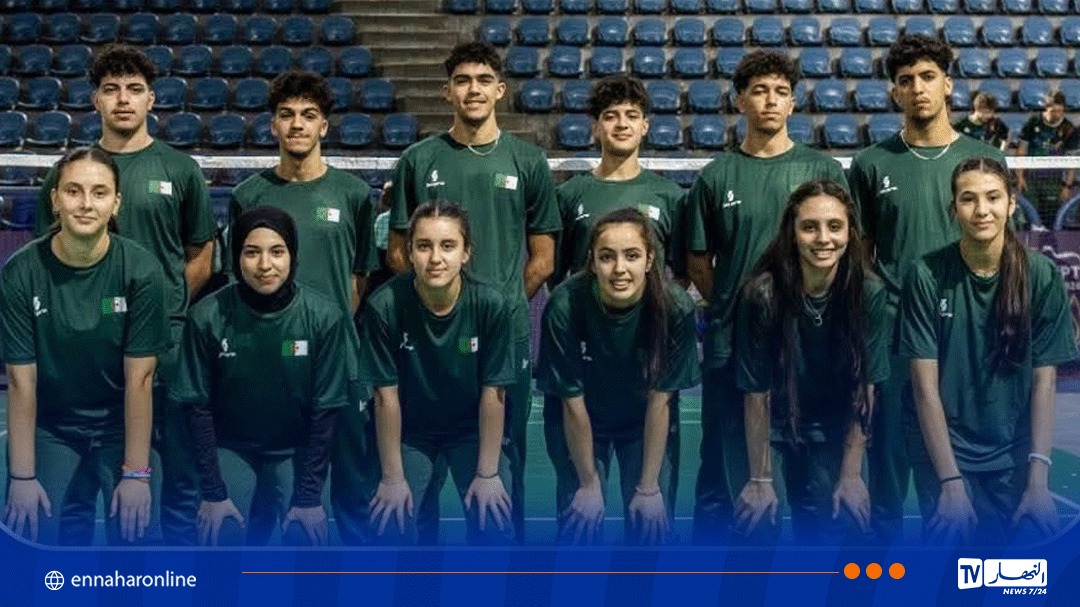The U19 badminton team reaches the semifinals of the African Championship.