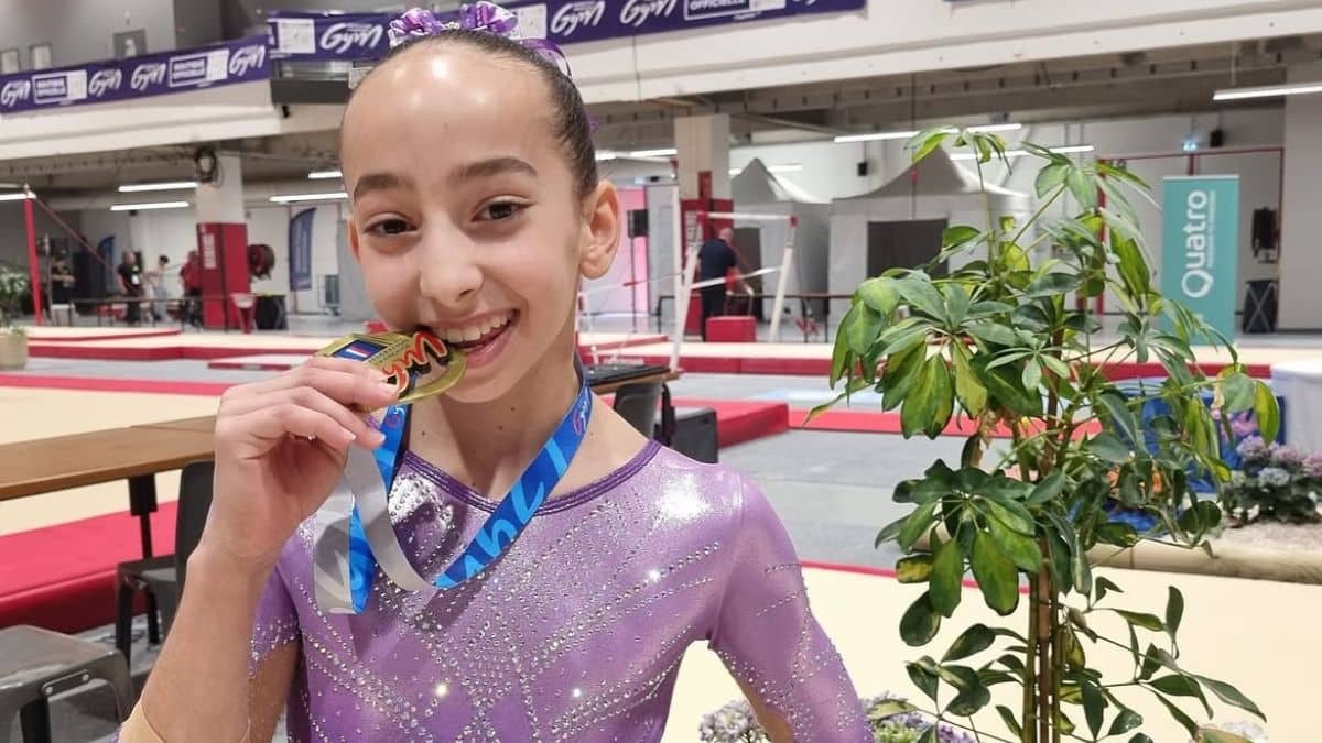 The Franco-Algerian Jasmine Rezig, 12 years old, is following in the footsteps of Kaylia Nemour.