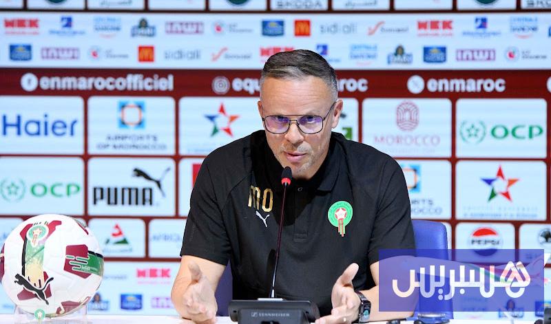 Wahbi holds a press conference in Salé.