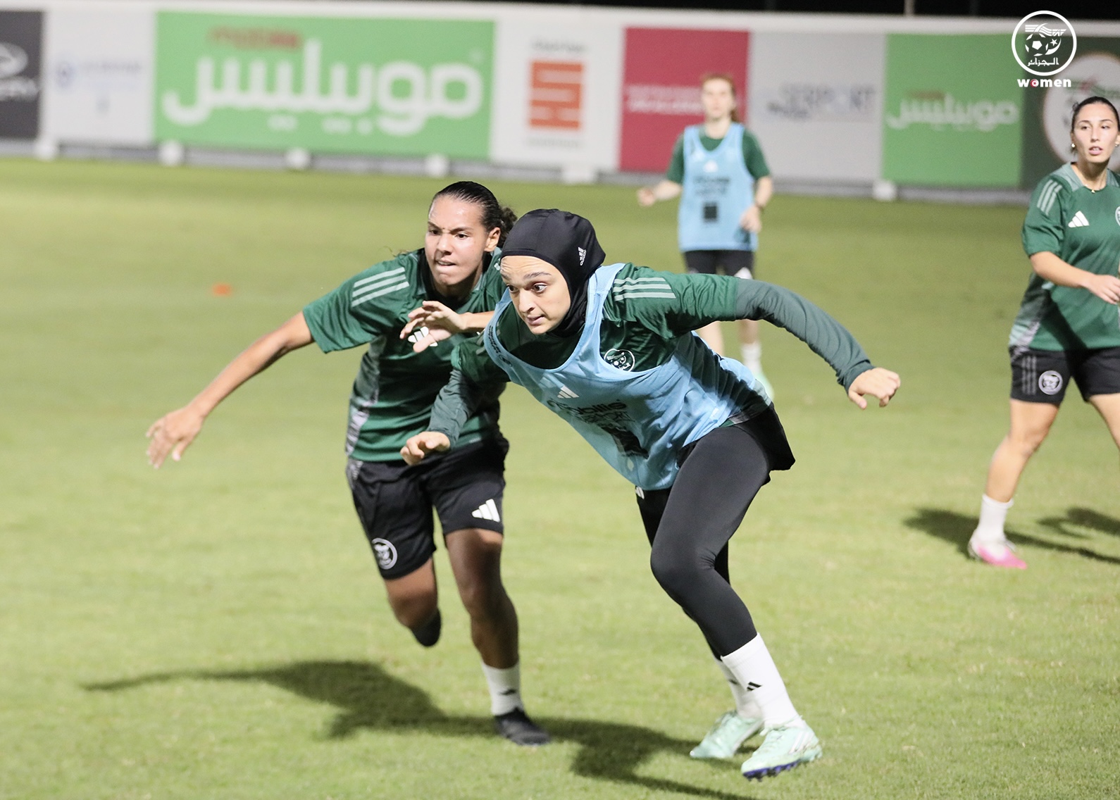 Les dames de l'équipe nationale sont en stage d'entraînement à Sidi Moussa.