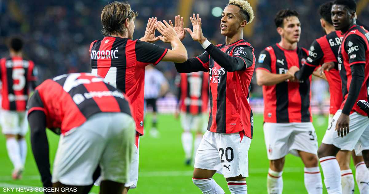 Milan s'impose à nouveau avec une victoire nette de deux buts à zéro contre Udinese.