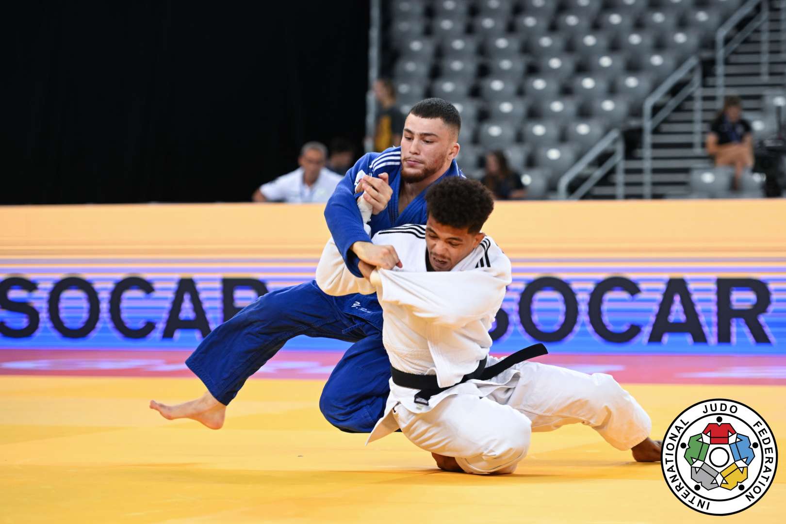 Drees Masoud settles for competing for a bronze medal at the Hungary Grand Slam.