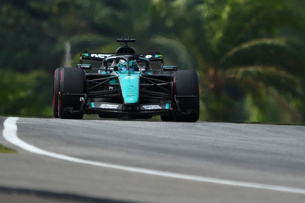 جورج راسل: "خلف المنافسة" سيارة مرسيدس F1 تحتاج إلى تعديلات في سيبانغ