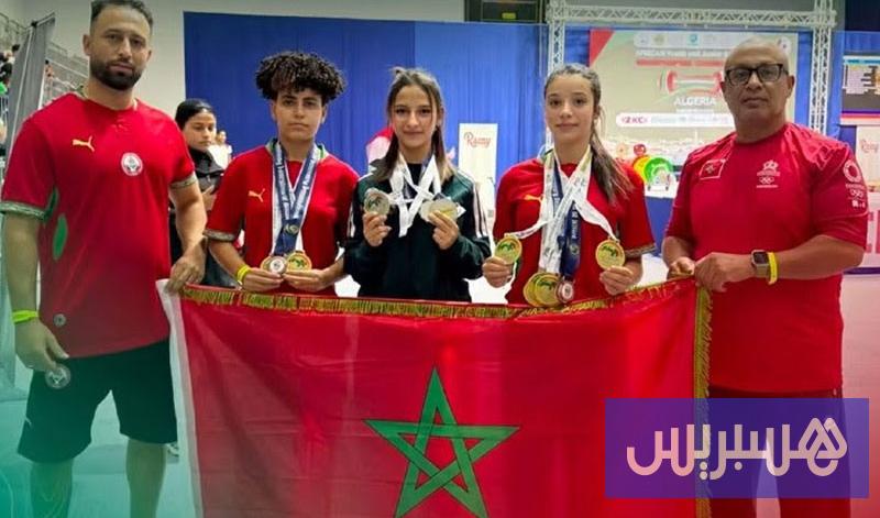 Morocco wins 78 medals in weightlifting.