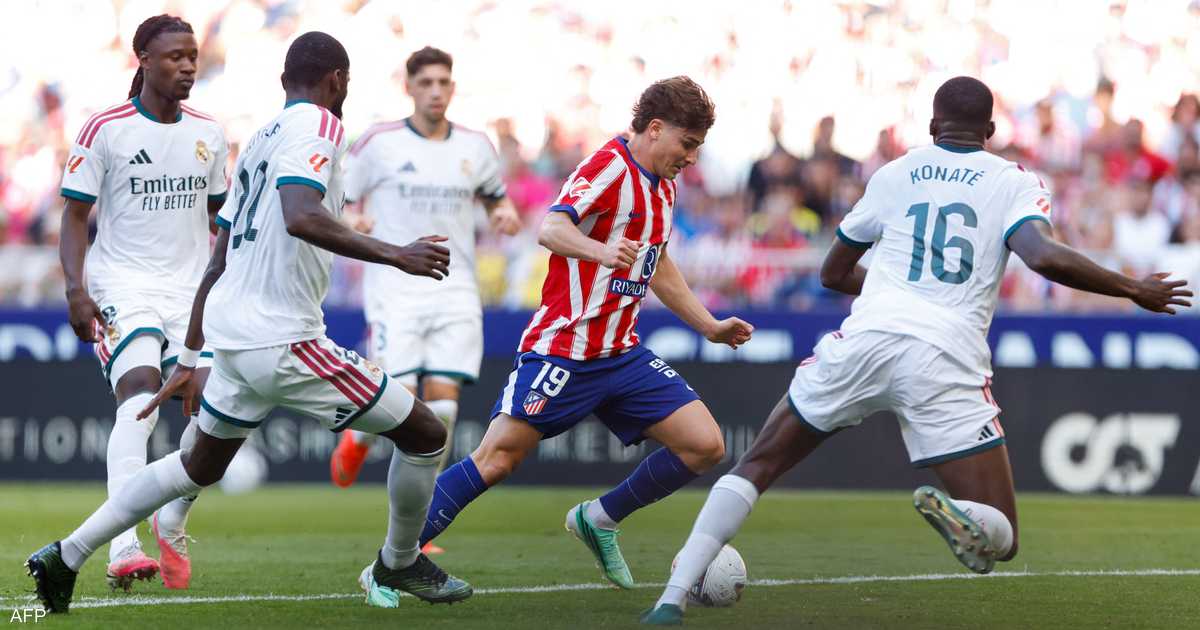Le Real Madrid s'incline "à dix joueurs" face à l'Atlético en Liga.