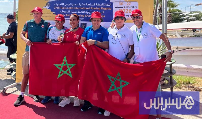 التجديف المغربي يحقق 10 ميداليات