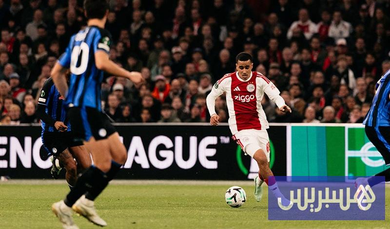 Wydad joue un rôle décisif dans la victoire de l'Ajax contre l'Atalanta.