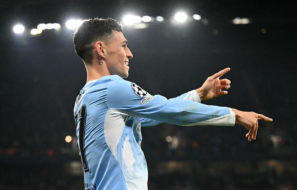 UEFA Champions League: Phil Foden scores a stunning hat-trick