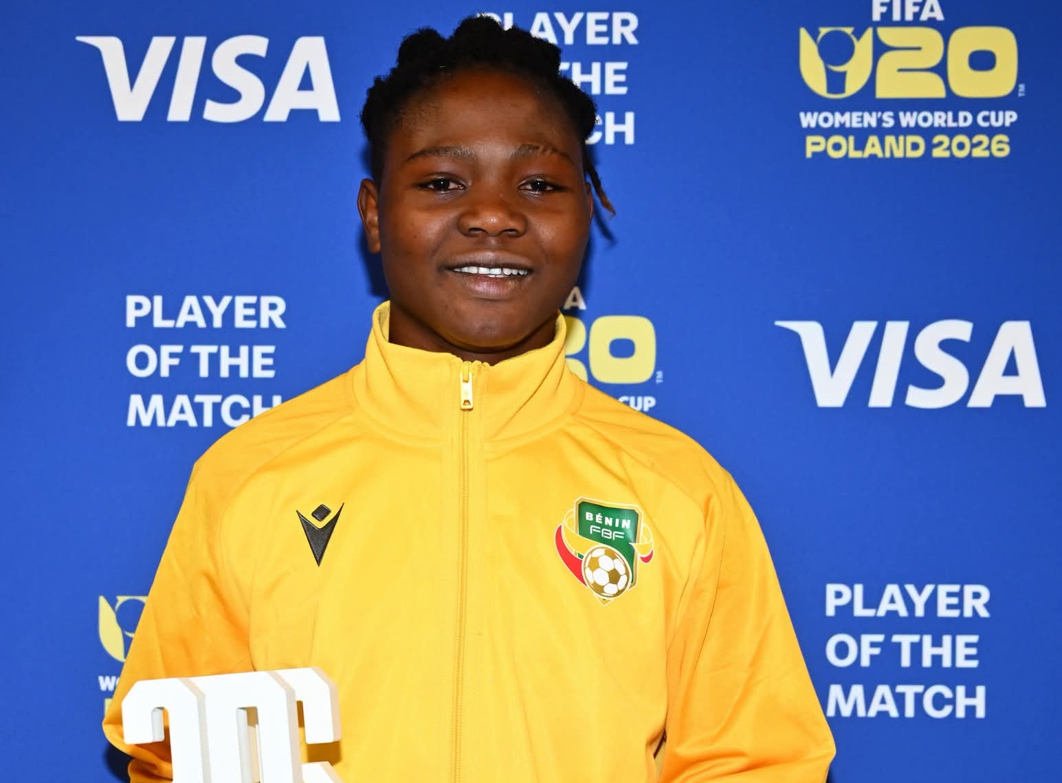 U20 Women's World Cup: A goal from Romaine Gandonou (Benin) in contention for an award