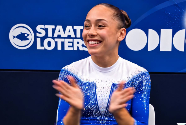 Championnat du monde : Kélia Nimour remporte la médaille d'or en épreuves de poutre asymétrique.
