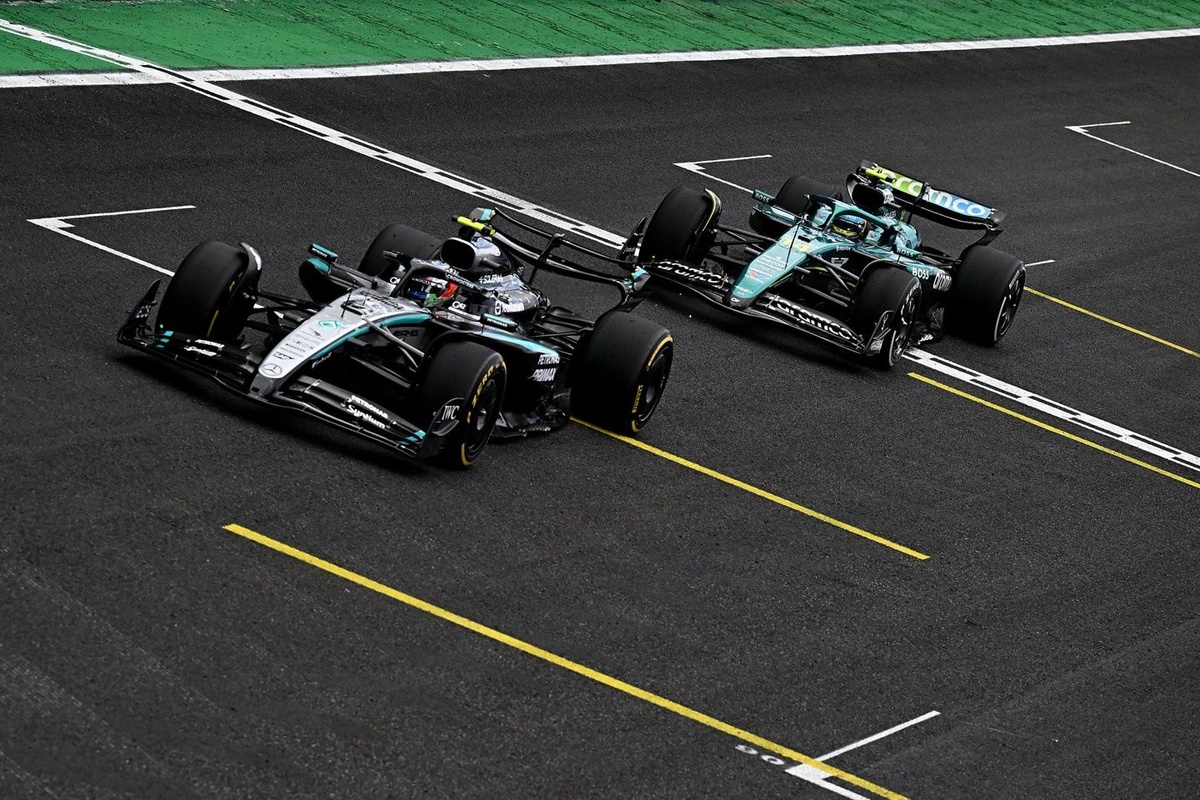 Mercedes and Aston Martin face off in a charity football match: Check out the outcomes.