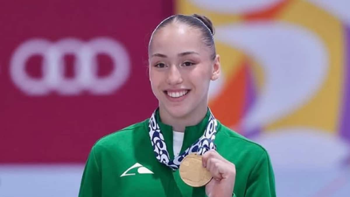 Kaylia Nemour, médaillée d'or, se venge de la Chinoise Zhang à Rotterdam.